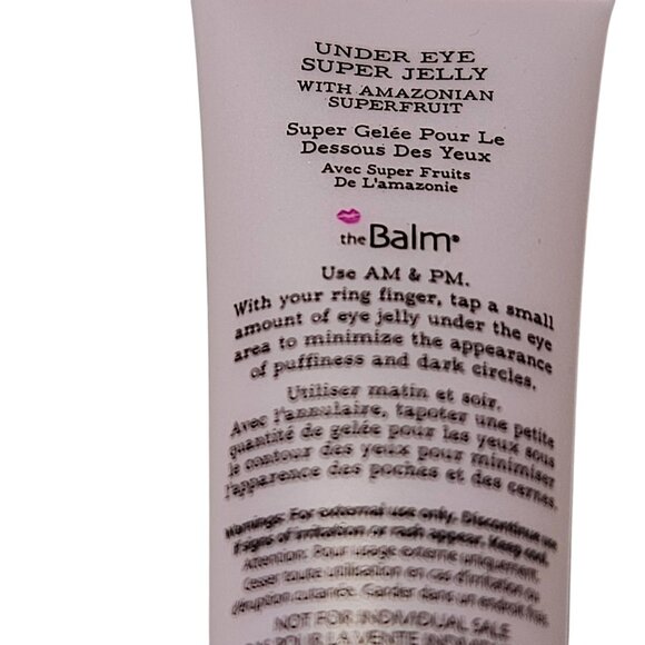 Thebalm Rescue Skincare Under Eye Super Jelly Amazonian Superfruit 0.16 oz Tube - Picture 3 of 4